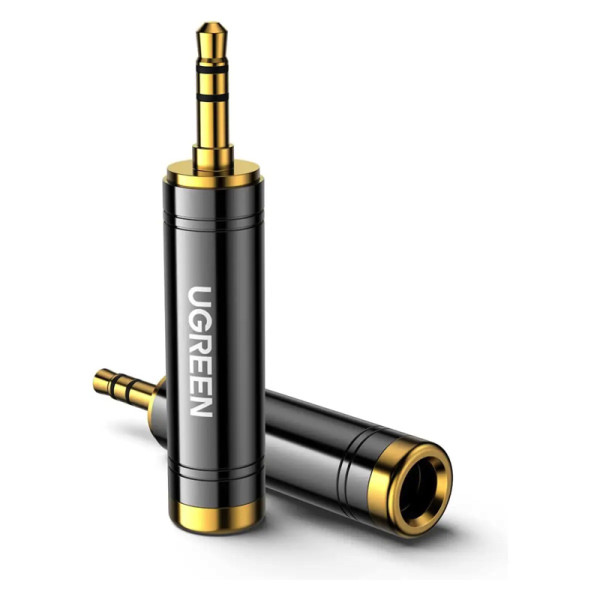 Аудіо перехідник Ugreen AV168 3.5mm Male to 6.35mm Female Adapter 1pcs(UGR-60711)