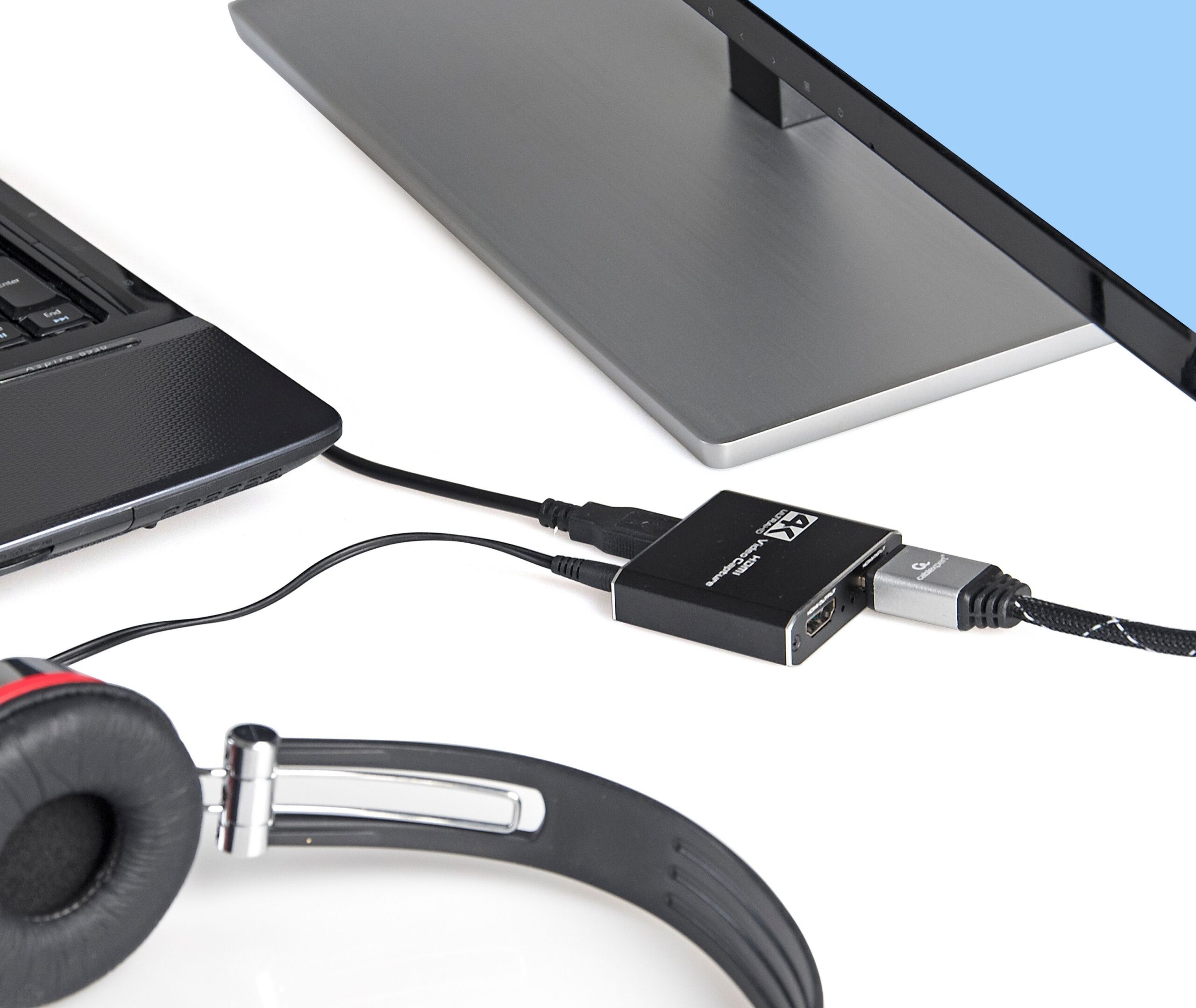 USB адаптер захоплення Hdmi-сигналу, 4K, наскрізний Hdmi Cablexpert — фото 3