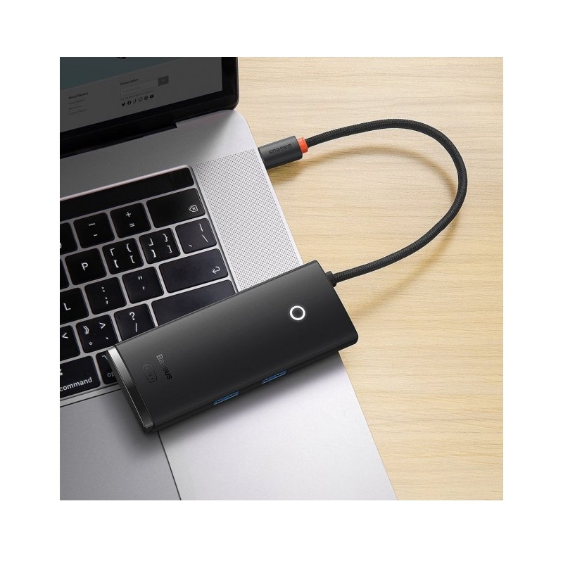 USB-хаб Baseus Lite Series 6-Port для ноутбука — фото 5