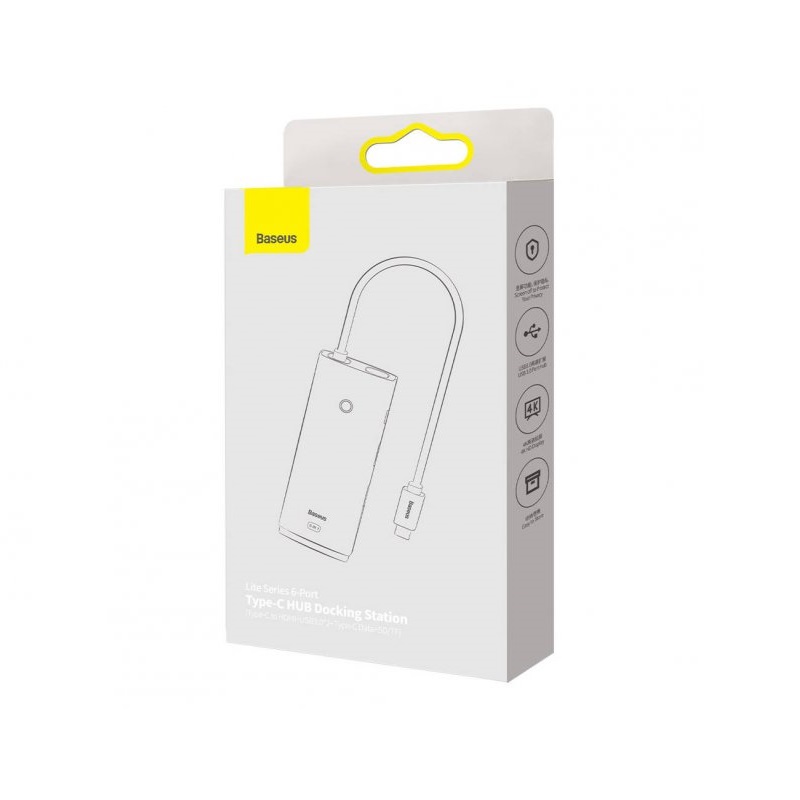 USB-хаб Baseus Lite Series 6-Port для ноутбука — фото 6