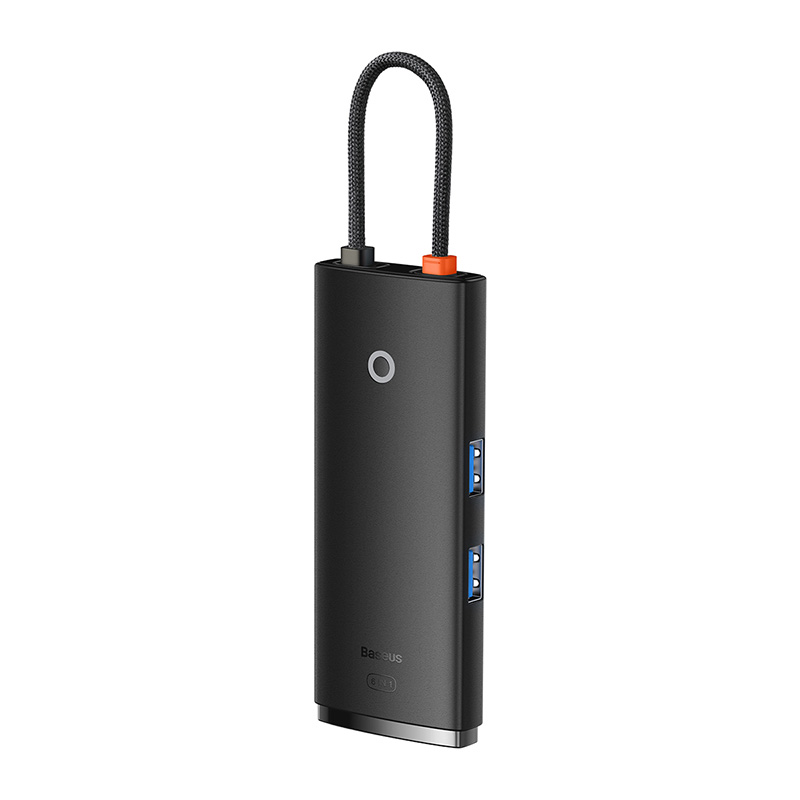 USB-хаб Baseus Lite Series 6-Port Type-C HUB Docking Station (Type-C to HDMI+USB3.0*2+PD+SD/TF) Black — фото 8