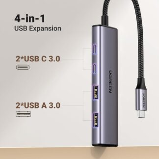 USB-хаб UGREEN 4-Port USB-C Hub — фото 4
