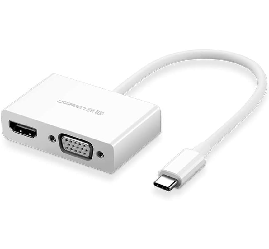 USB-хаб UGREEN Type C до Hdmi+VGA