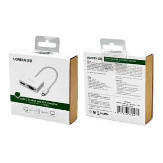 USB-хаб UGREEN Type C до Hdmi+VGA — фото 3