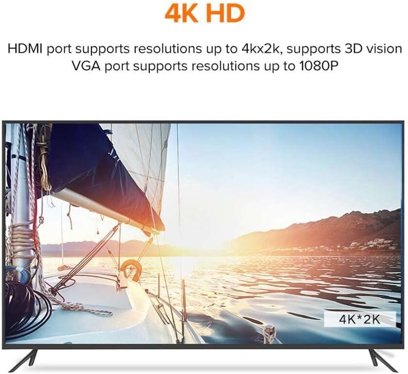 USB-хаб UGREEN Type C до Hdmi+VGA — фото 5