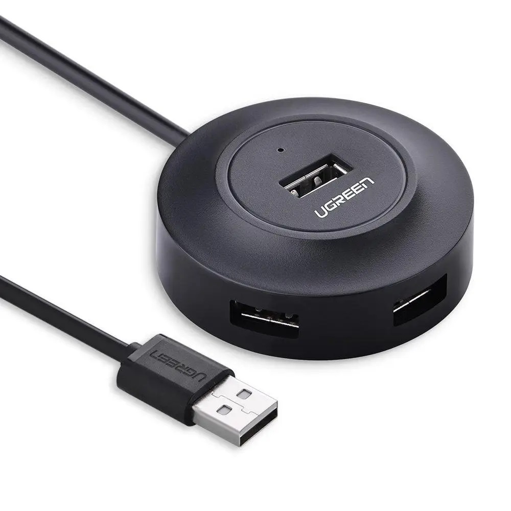USB-хаб UGREEN USB 2.0 CR106 для ПК та ноутбуків