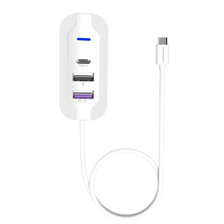 USB-хаб WUW C246 3-в-1: USB-C до двох USB-A та одного USB-C