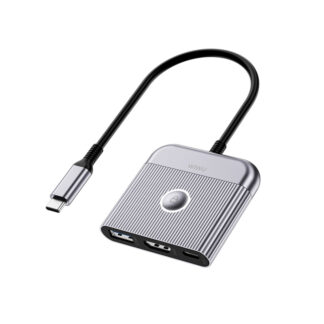 USB-концентратор WIWU Traveling 3in1 Wi-HB002 Gray
