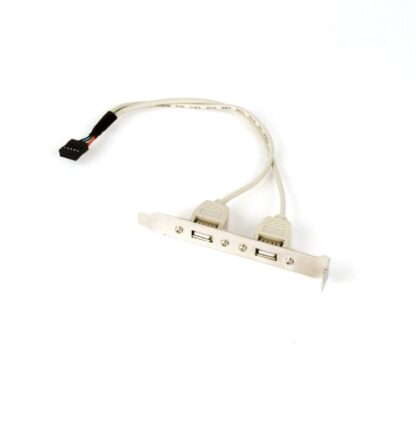 USB розетка на кронштейні 10P, довжина дроту 25 см Cablexpert