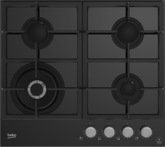 Вбудована газова варильна поверхня BEKO Hilw64325SB