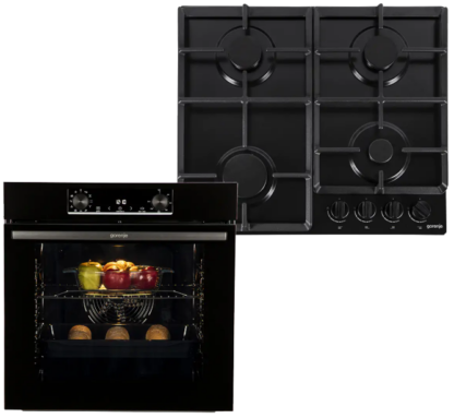 Вбудована техніка GORENJE: духова шафа BO6735E02BK та варильна