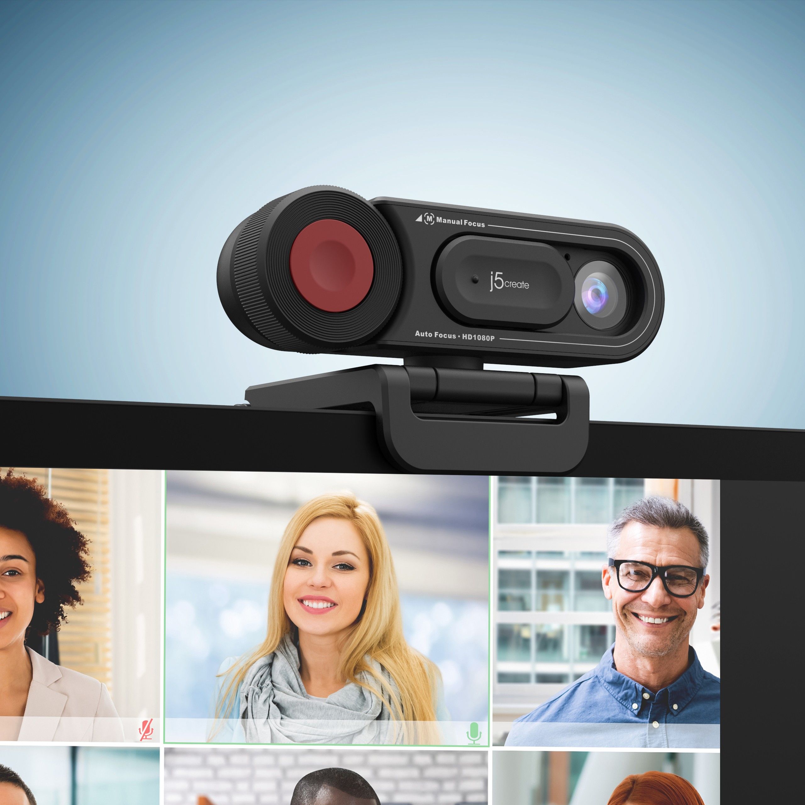 Вебкамера 1080 P, USB-A/C 3.0, 1/4",вбудований мікрофон, кріплення — фото 7