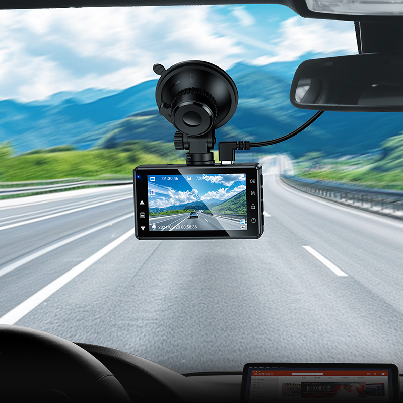 Відеореєстратор HOCO DV14 3-inch screen display driving recorder(720P) — фото 10