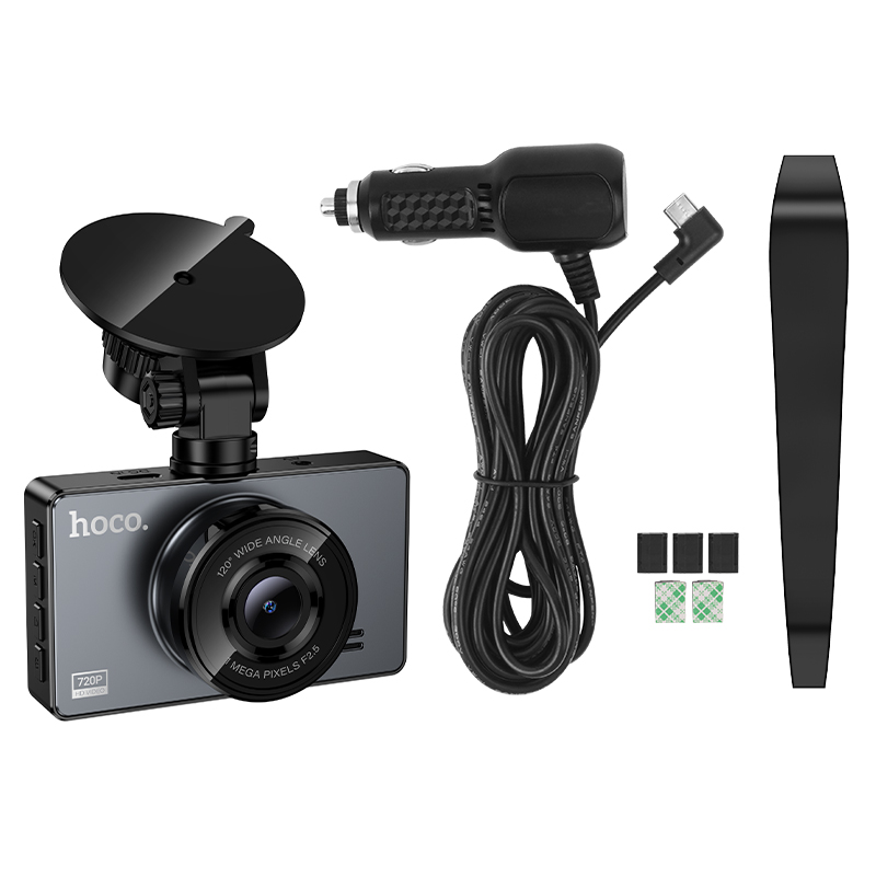 Відеореєстратор HOCO DV14 3-inch screen display driving recorder(720P) — фото 8