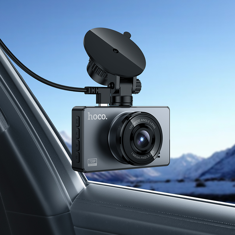 Відеореєстратор HOCO DV14 3-inch screen display driving recorder(720P) — фото 9