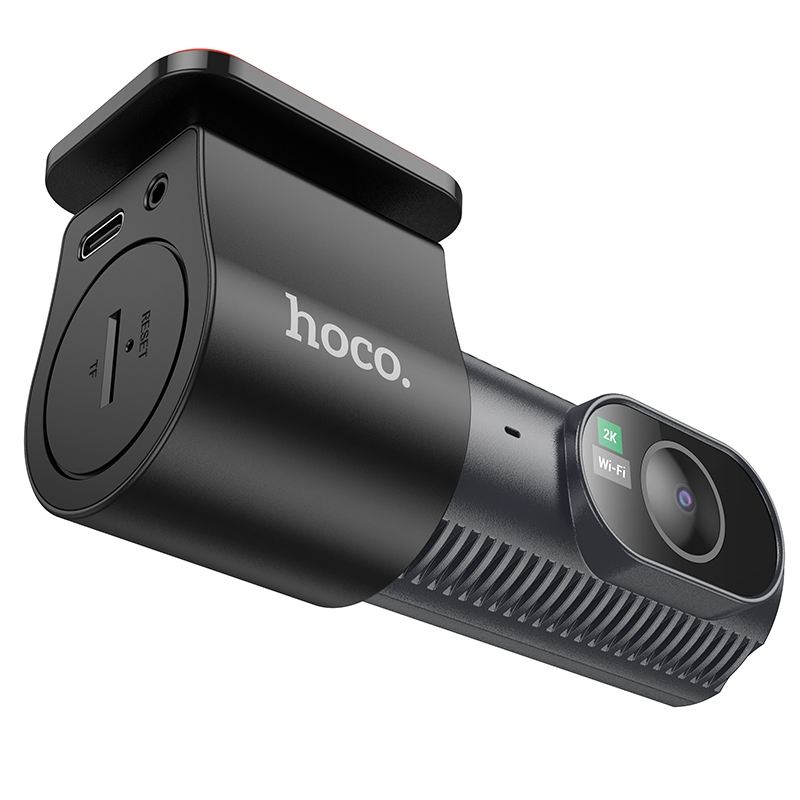 Відеореєстратор HOCO DV8 2K display hidden driving recorder(with rear camera) Black — фото 6