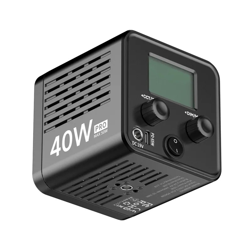 Відеосвітло Ulanzi 40W Pro COB Fill Light Black (UV-L023 40WPRO) — фото 8