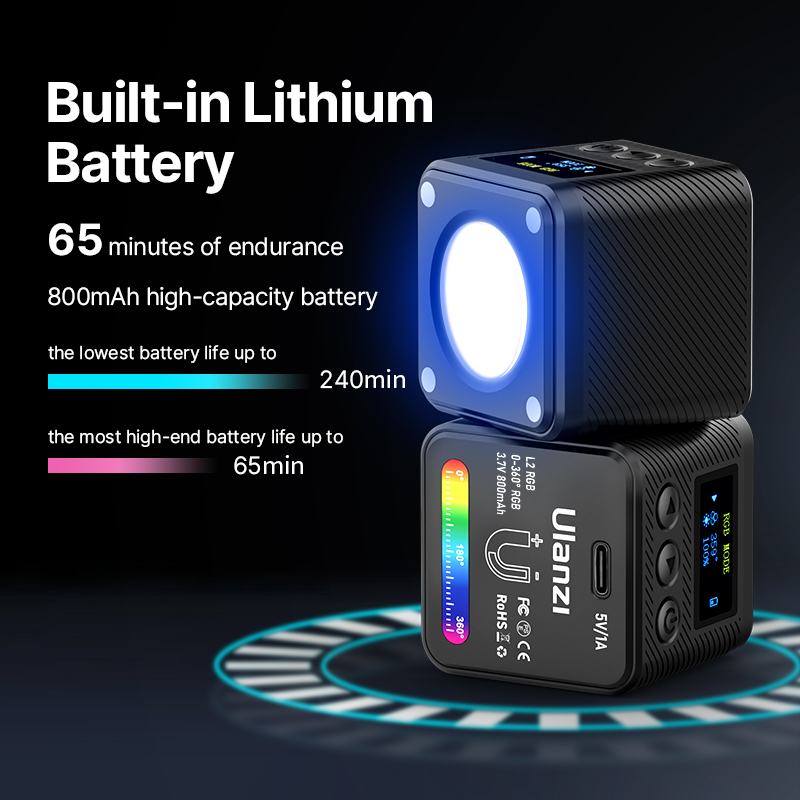 Відеосвітло Ulanzi Vijim L2 RGB COB — фото 16