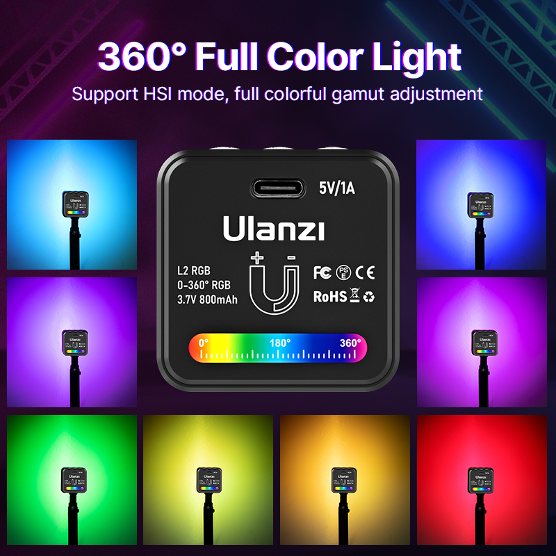 Відеосвітло Ulanzi Vijim L2 RGB COB — фото 17