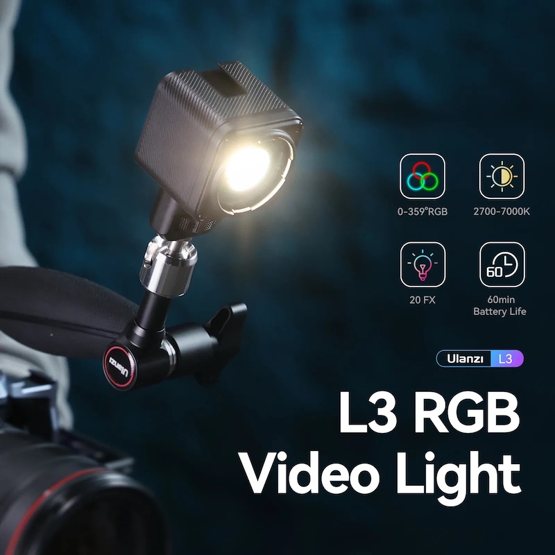 Відеосвітло Ulanzi Vijim L3 RGB COB — фото 12