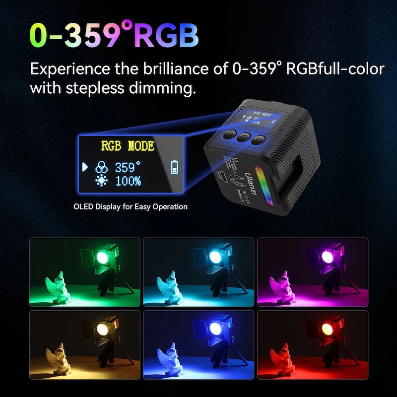 Відеосвітло Ulanzi Vijim L3 RGB COB — фото 7