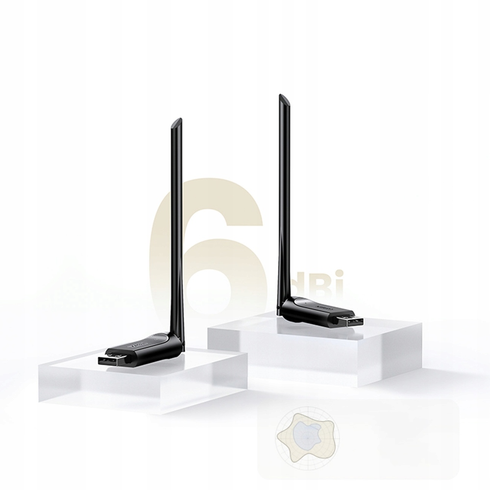 WI-FI адаптер UGREEN CM496 AC650 з посиленою антеною — фото 3