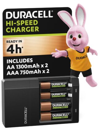Зарядний пристрій DURACELL CEF14 для 2 акумуляторів AA та AAA