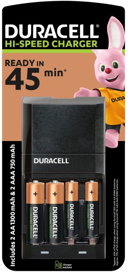 Зарядний пристрій DURACELL CEF27 для акумуляторів АА та AAA