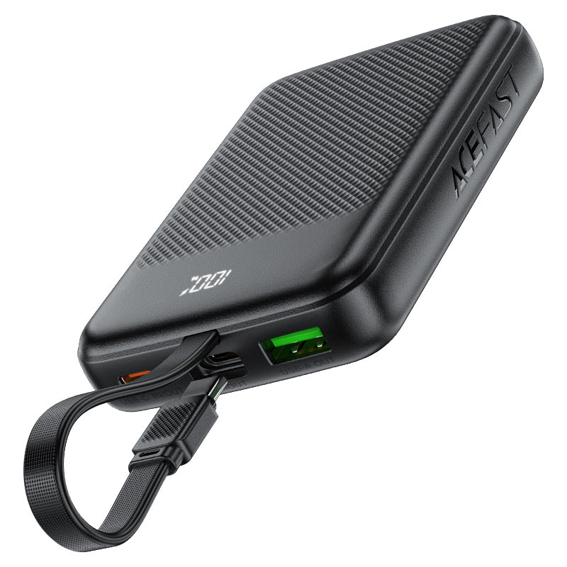 Зовнішній акумулятор ACEFAST M13 10000 mAh з кабелем — фото 5