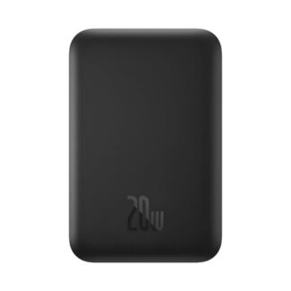Зовнішній акумулятор Baseus Magnetic Mini Air Wireless Fast Charge Power Bank 6000mAh 20W Cluster Black（With Simple Series Charging Cable Type-C to