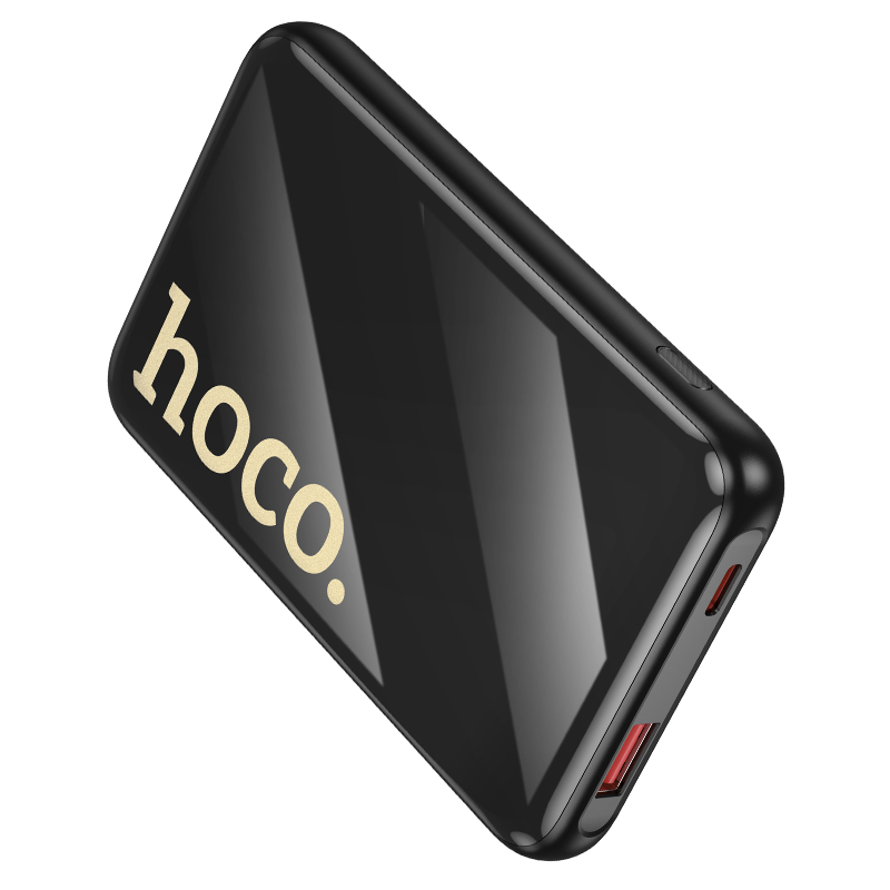 Зовнішній акумулятор HOCO Q37 Graceful 22.5W+PD20W power bank with two cables(10000mAh) Black — фото 7