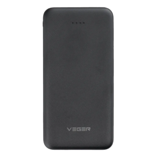 Зовнішній акумулятор Veger 10000 mAh A10 Black