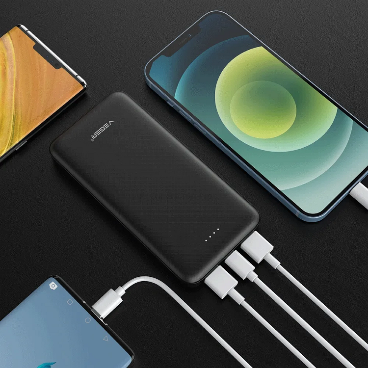 Зовнішній акумулятор VEGER 10000 mAh A10 Black — фото 10