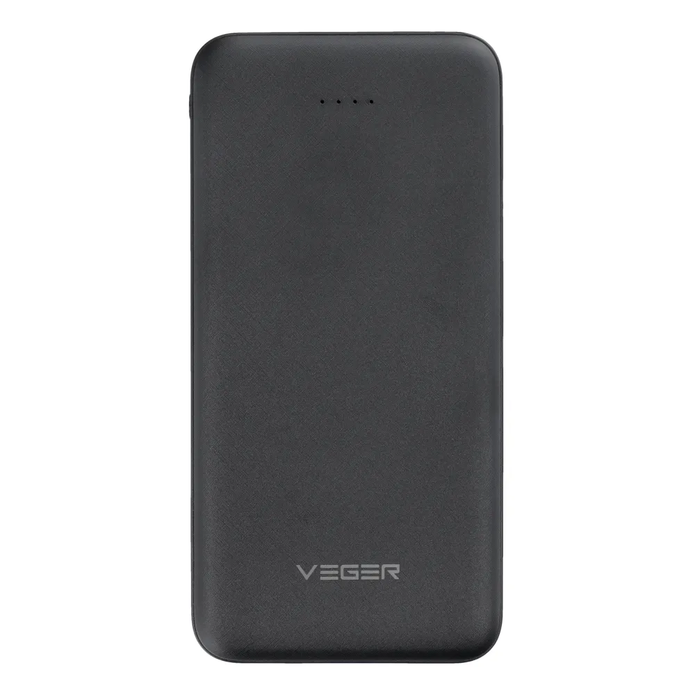 Зовнішній акумулятор VEGER 10000 mAh A10 Black