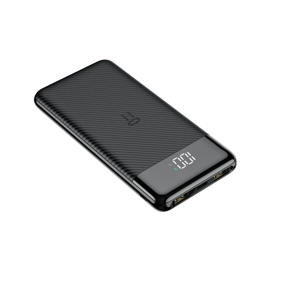 Зовнішній акумулятор VEGER 10000mAh з LCD дисплеєм — фото 5