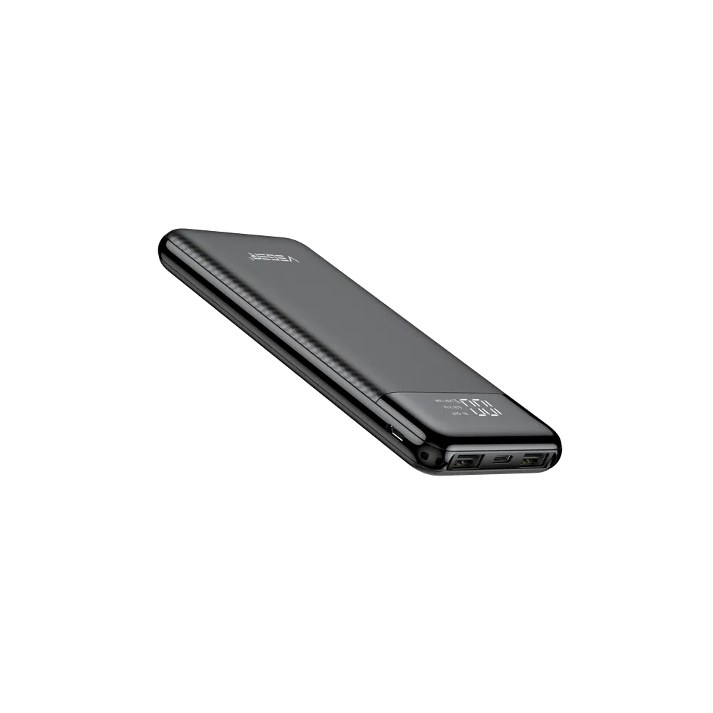 Зовнішній акумулятор VEGER 10000mAh з LCD дисплеєм — фото 7
