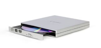 Зовнішній DVD-привід, USB 2.0 Gembird DVD-USB-02-SV