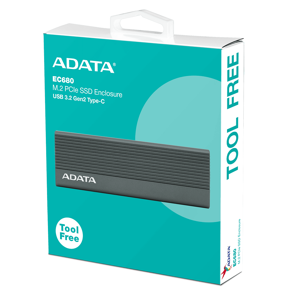 Зовнішній SSD корпус A-DATA EC680 для M.2 PCIe NVMe — фото 3