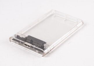 Зовнішня кишеня 2.5″, USB 3.0, прозорий Agestar 3UB2P4