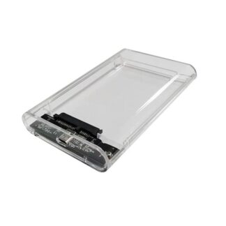 Зовнішня кишеня 2.5", USB 3.2, 12.5mm /15mm HDD/SSD, прозорий Agestar