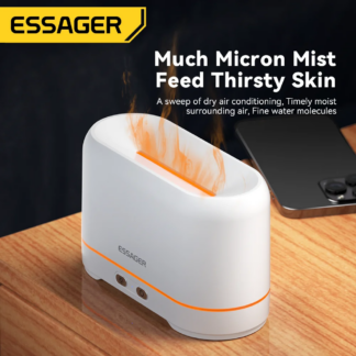 Зволожувач повітря Essager Flame Aromatherapy Humidifier Black