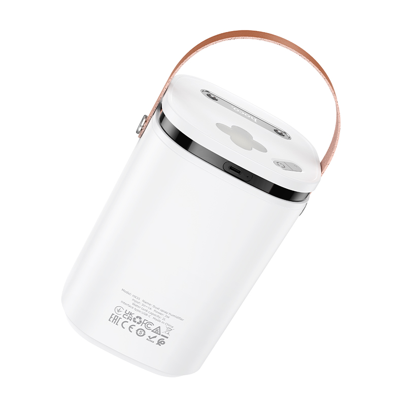 Зволожувач повітря HOCO HX35 Mist 2L double spray humidifier White — фото 6