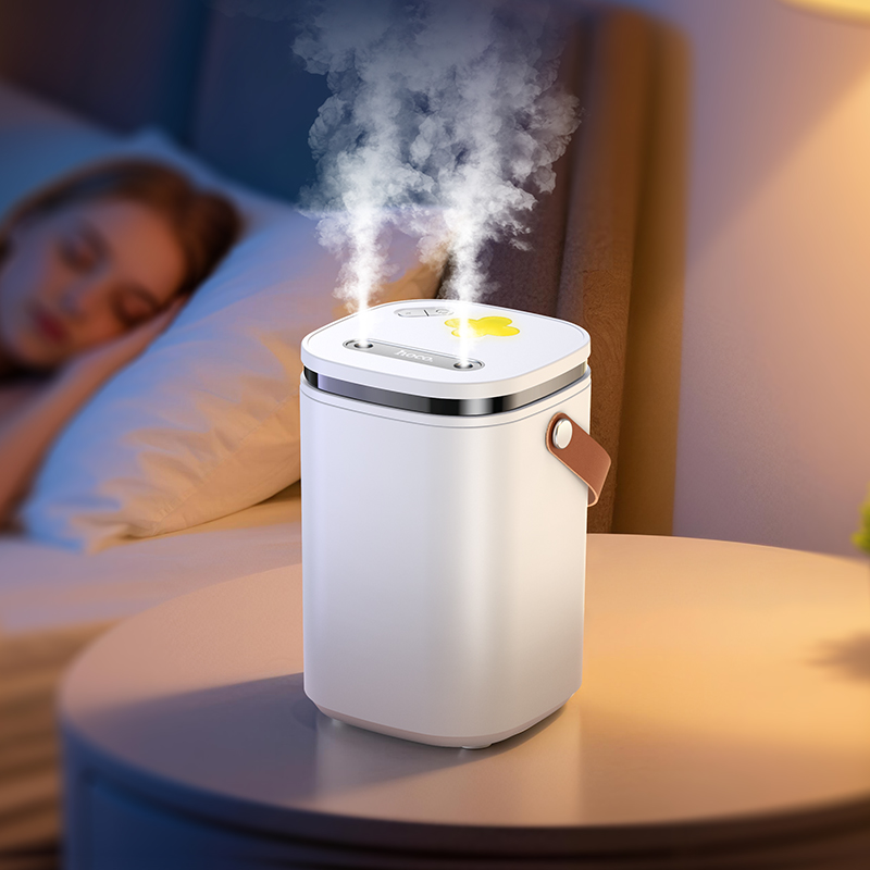 Зволожувач повітря HOCO HX35 Mist 2L double spray humidifier White — фото 9