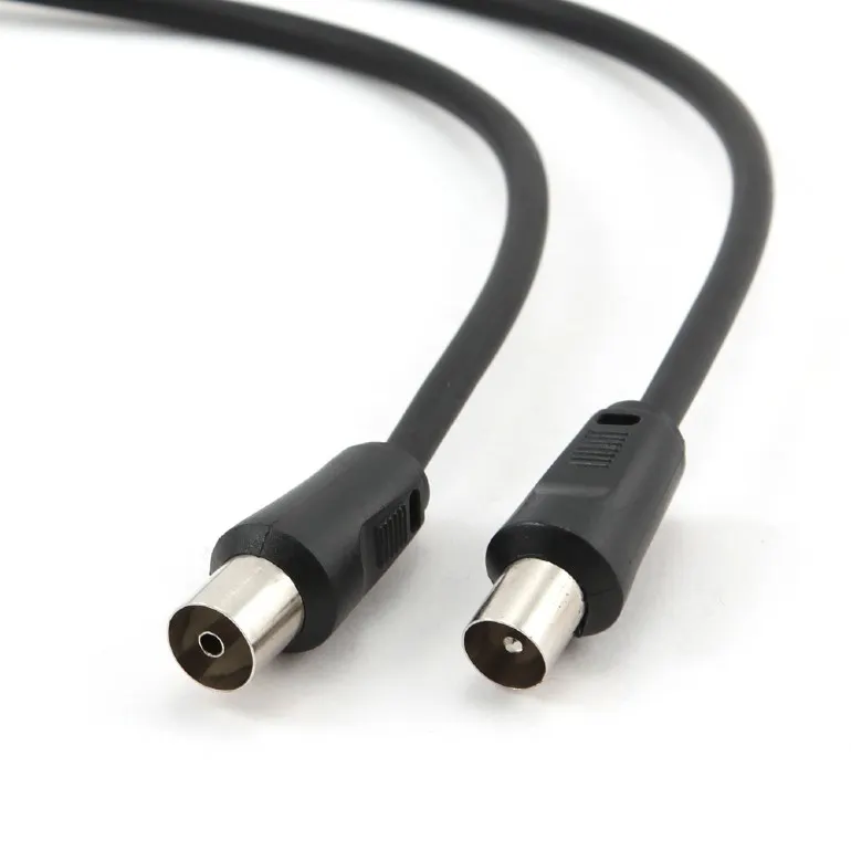 Кабель-удлинитель коаксиальный Cablexpert CCV-515 75 Ом 1.8 м чёрный