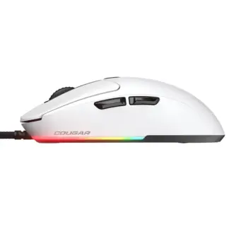 Миша Cougar Minos Neo White — дротова ігрова, біла