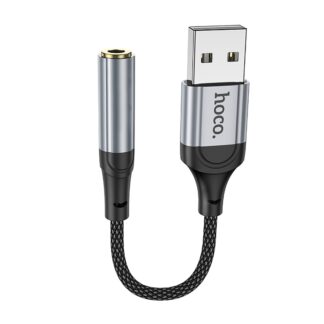Переходник Hoco LS36 Sound Card USB to AUX 3.5mm (female) 12cm