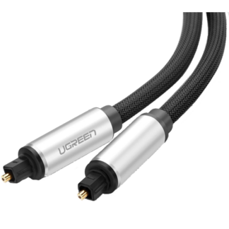 Оптический аудиокабель UGREEN AV108 Toslink, 3 м, черный