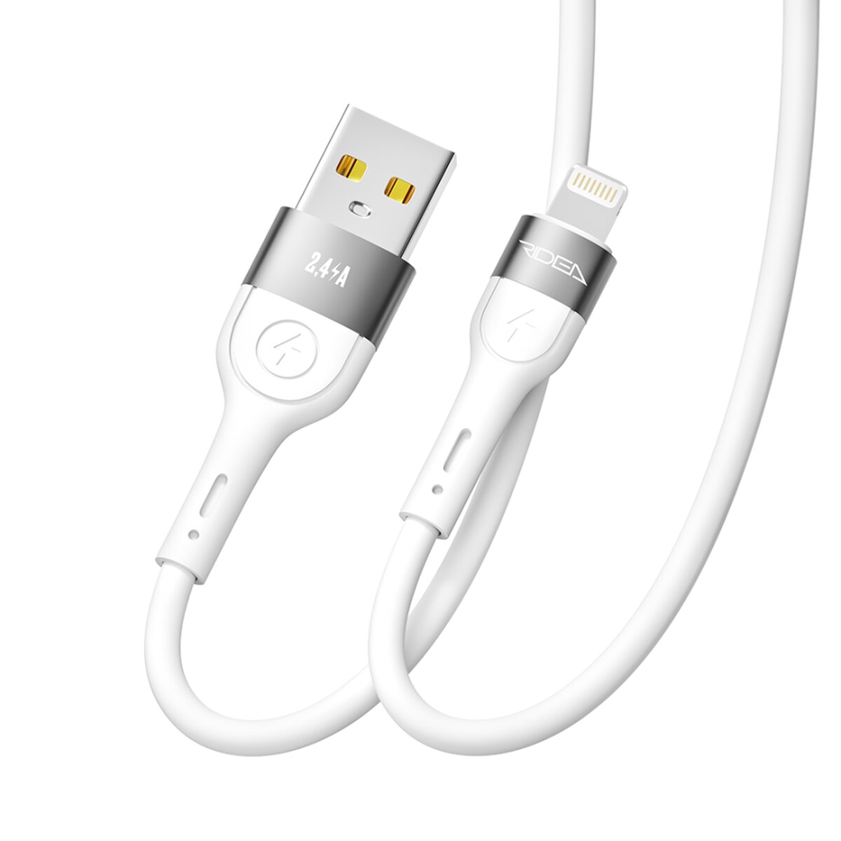Кабель USB Ridea RC-XS51 X-Silicone Lightning 12W 1.2m — фото 10