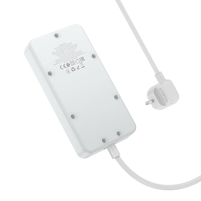 Мережевий Подовжувач Hoco AC8A 1USB-C / 3USB-A QC/PPS/PD30W — фото 8