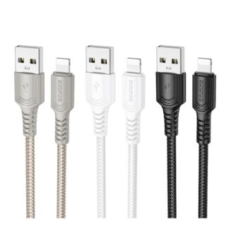 Кабель USB Borofone BX116 Lightning 2.4A